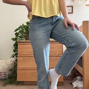 PacSun Light Blue Straight Leg Women's Jeans